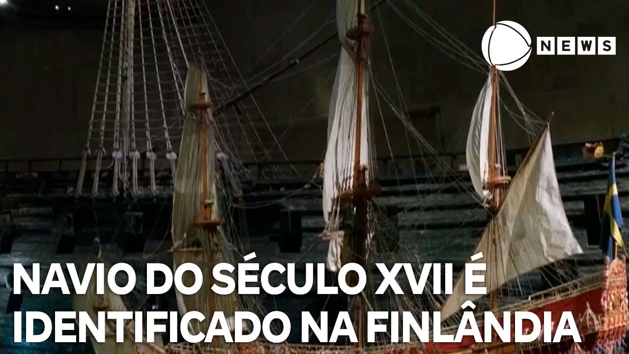 Navio de guerra do século XVII é identificado na Finlândia