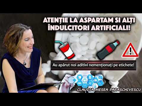 Atentie la aspartam si alti indulcitori artificiali! Au aparut noi aditivi nementionati pe etichete!