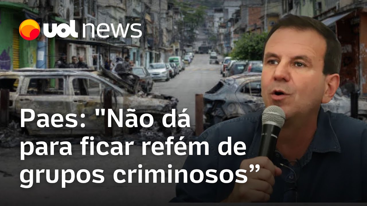 Operação no Rio: Prefeito diz que serviços seguem em funcionamento na cidade: ‘Não seremos reféns’
