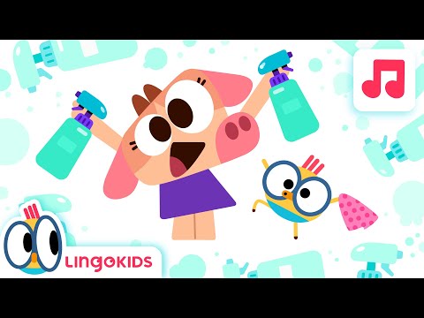 CLEAN UP SONG 🧹🧽 Tidy Up Song for kids 🎶| Nursery Rhymes | Lingokids