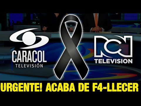 ¡ ULTIMA HORA ! HACE UNAS HORAS ! MUERE presentadora - luto en la televisión - luto Colombia hoy