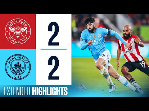 EXTENDED HIGHLIGHTS | Brentford 2-2 Man City | Foden scores two in CRAZY game!