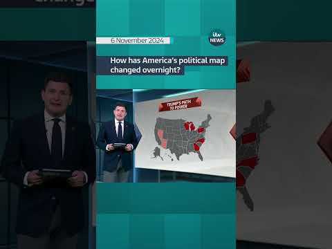How has America's political map changed overnight? #itvnews #shorts