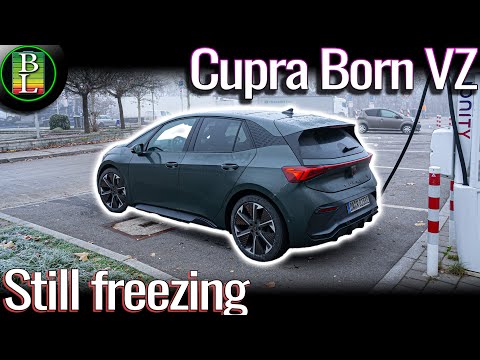 Cupra Born VZ (79kWh) - 110 km/h (68mph) range test in the winter