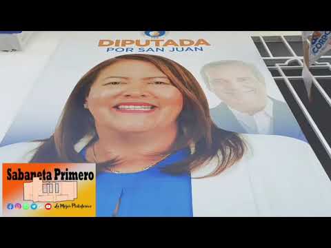 Elvira Corporán, candidata a diputada del PRM en San Juan, brindó Habichuelas con Dulce al pueblo