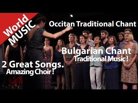 Acapella Music ! 30 Singers ! Great Choir In France! Traditional songs live Concert.Je Pousse Un Cri