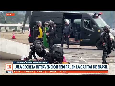 Lula decreta Intervención Federal en la capital de Brasil tras invasión a los poderes del Estado