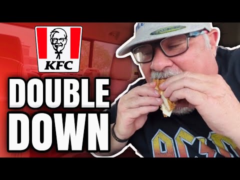 KFC's LEGENDARY Double Down Sandwich! - Bubba's Drive Thru Food Review