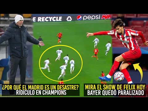 POR ESTO EL REAL MADRID ES UN DESASTRE | MIRA EL SHOW JOAO FELIX HOY ¡PARALIZÓ AL BAYER!