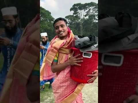 Palace looted by protesters in Bangladesh