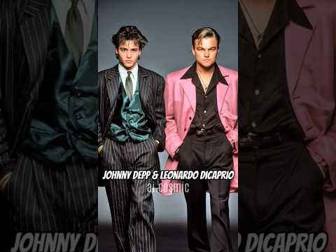 Famous Hollywood Stars: How They Looked Back in the 90s ✨ #johnnydepp #leonardodicaprio