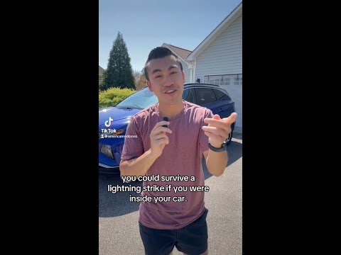What happens when lightning strikes your car?