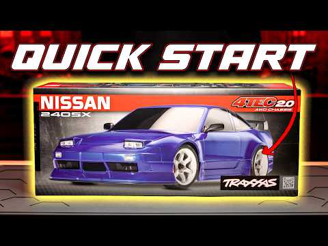 Traxxas Quick Start 4-Tec 2.0 : la Nissan 240SX en kit prêt à rouler