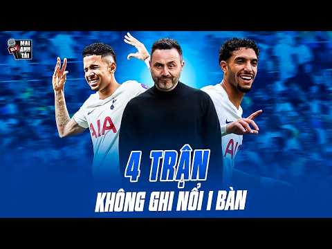 TOTTENHAM GÂY THẤT VỌNG TỆ HẠI <strong>VỚI</strong> 4 VÒNG KHÔNG THẮNG VÀ KHÔNG GHI NỔI 1 BÀN THẮNG