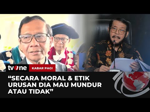 Mahfud MD Buka Suara soal Pencopotan Jabatan Anwar Usman sebagai Ketua MK