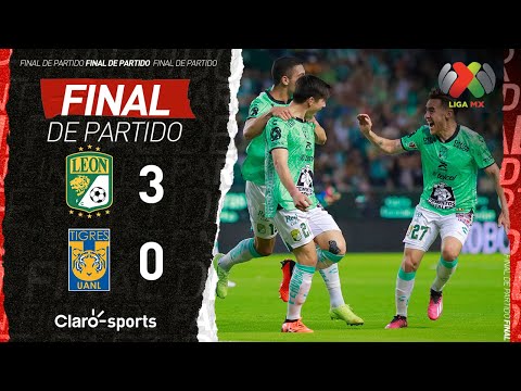 León (3-0) Tigres | Resumen Final | Jornada 17 | Clausura 2023 | Liga MX