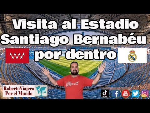 Visita al Estadio Santiago Bernabeu por dentro