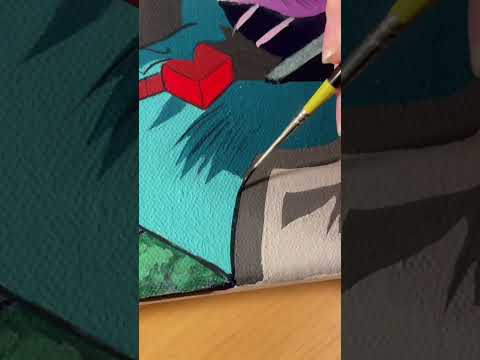 Anime painting #shorts #anime #animeart