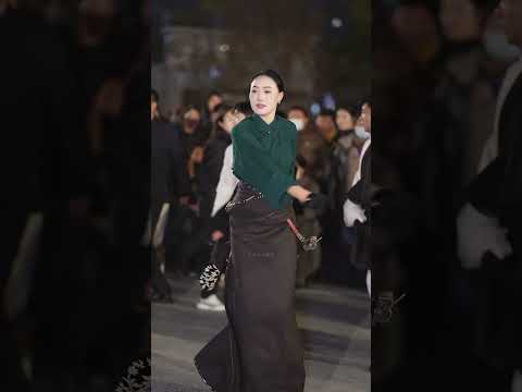 Zhuomachu,Tibetan dance beauty,Tibetan dance "Xuan dance"🌹