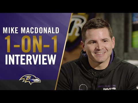 1-on-1 with Ravens New Defensive Coordinator Mike Macdonald | Baltimore Ravens video clip
