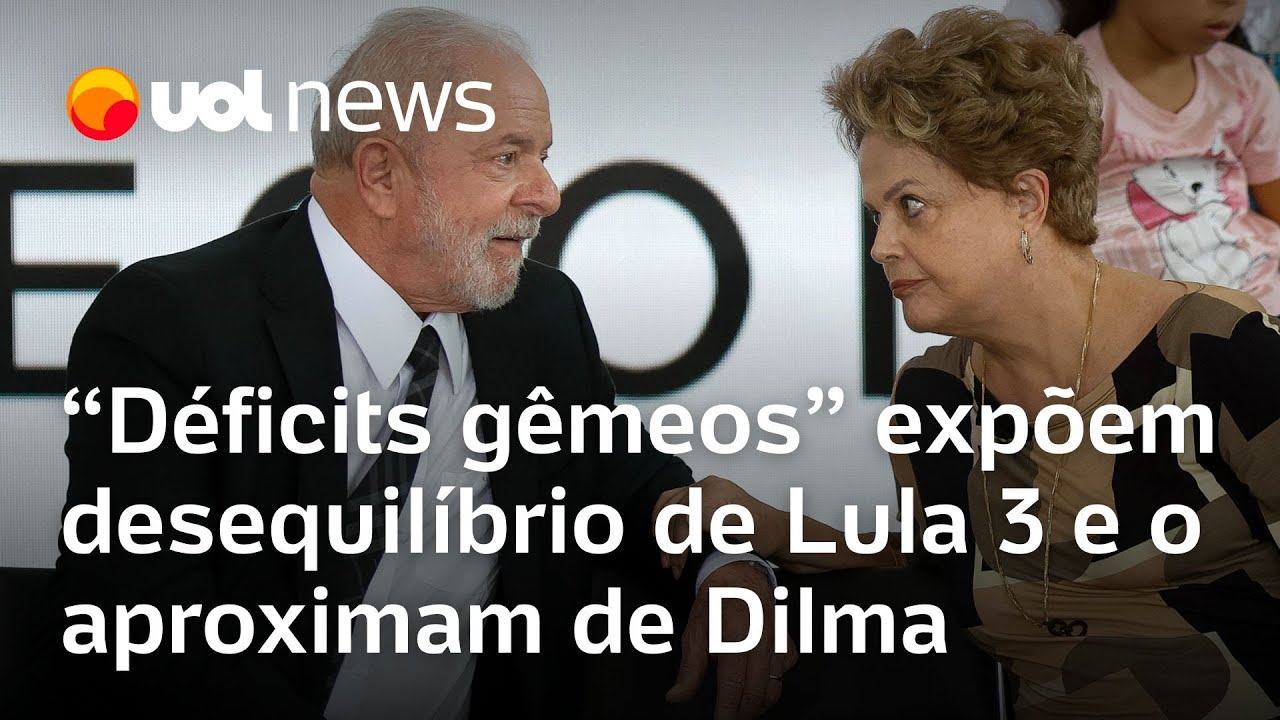 ‘Déficits gêmeos’ expõem desequilíbrio de Lula 3 e o aproximam de Dilma
