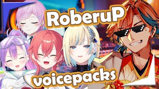 All of the voicepacks directed by Roberu in MADTOWN【Holostars/VSpo Eng