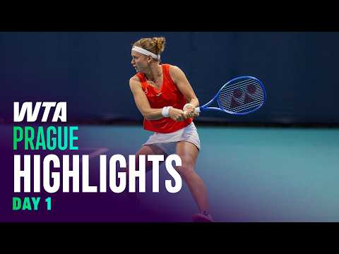 Day 1 in Prague with Bouzkova, Snigur & more | WTA Match Highlights