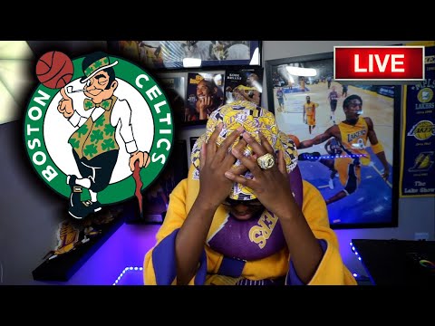 LAKERS FAN REACTS TO EMBARASSING LOSS TO CELTICS.... (LIVE)