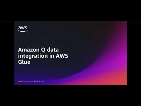 Amazon Q data integration in AWS Glue | Amazon Web Services