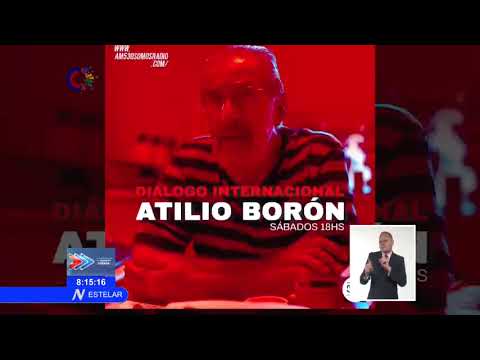 Transmiten emisoras argentinas entrevista realizada por Atilio Borón al presidente de Cuba
