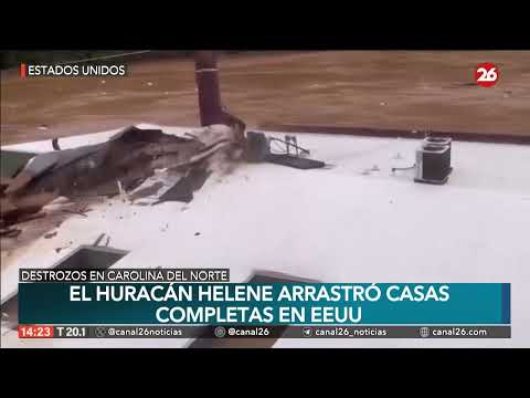 EEUU | Destrozos en Carolina del Norte tras el paso del huracán Helene