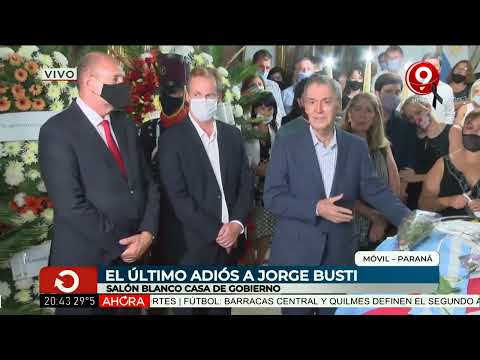 El adiós a Jorge Busti