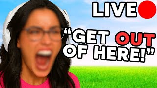 YouTube thumbnail for rackpog's video titled '🔴TROLLING STREAMER LIVE🔴COME WATCH🔴'