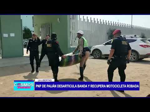 PNP de Paiján desarticula banda y recupera motocicleta robada