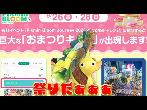 有料イベント『Pikmin Bloom Journey 2025: どこでもチャレンジ』に参加してるけど、ポストカードの上限が…楽しいけどね！！！！！☆ピクミンブルーム