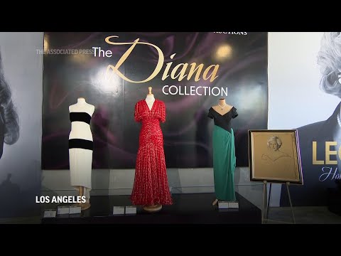 Hollywood auction highlights Princess Diana evening gowns