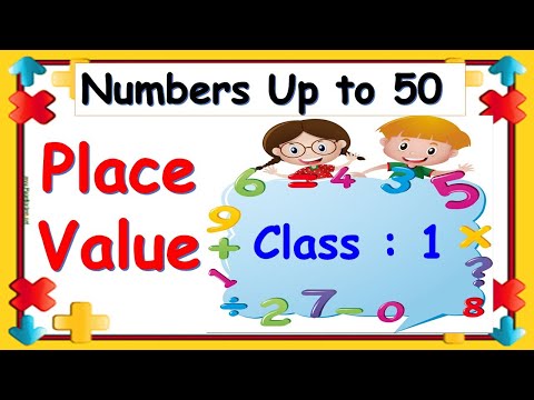 CBSE Class - 1| Mathematics |  PLACE VALUE | Numbers up to 50 | Maths Chapter 1 of grade 1| NCERT