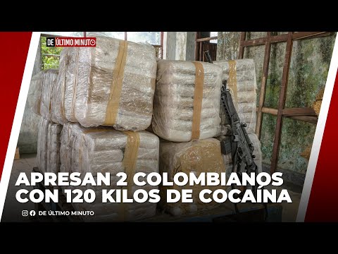 APRESAN 2 COLOMBIANOS CON 120 KILOS DE COCAÍNA EN ECUADOR