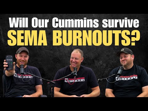 SEMA Burnout Prep with the Junker Diesel Drag Truck