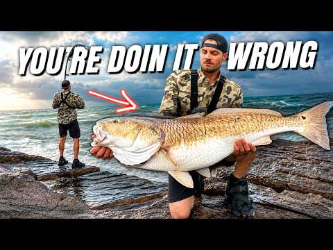 If you fish jetties without this you’re messing up - redfish blown up video thumbnail