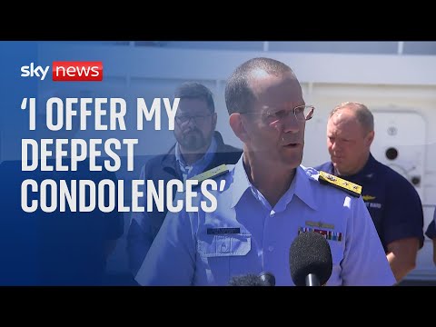 Missing sub: US Coast Guard offer 'deepest condolences" to families