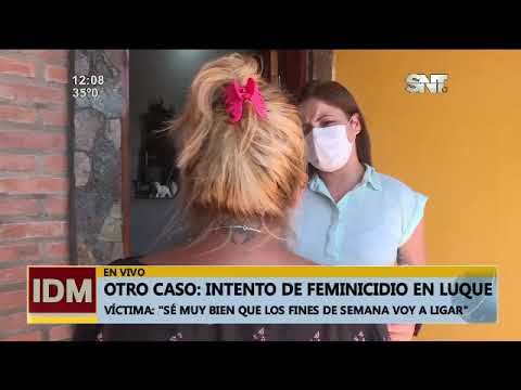 Otra denuncia de intento de feminicidio en Luque