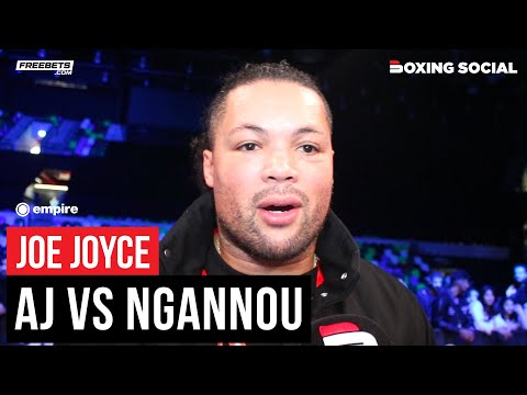 Joe joyce on danger for anthony joshua vs. Francis ngannou, reveals potential big 2024 fight