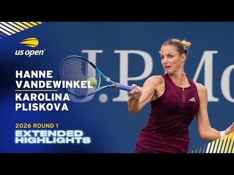 Hanne Vandewinkel vs. Karolina Pliskova Extended Highlights | 2026 US Open Round 1