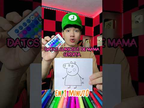 PINTANDO A MAMA CERDITA CON LUCES LED #shorts