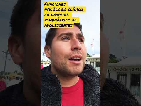 Funciones psicólogo clínico en Hospital Psiquiátrico Adolescentes