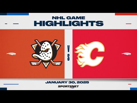 NHL Highlights | Ducks vs. Flames - January 30, 2025