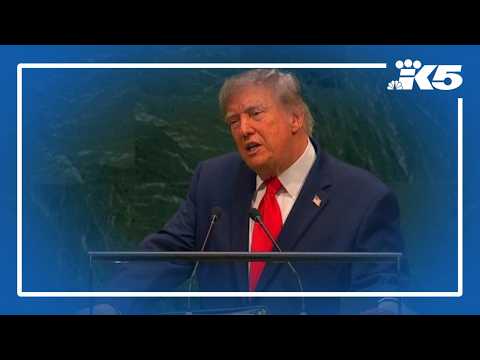 President <strong>Trump</strong> contemplates "annihilating" Iran during U.N. General Assembly <strong>speech</strong>