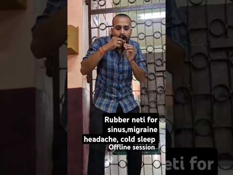 Benefits of rubber neti for sinusitis and migraine, headache better sleep