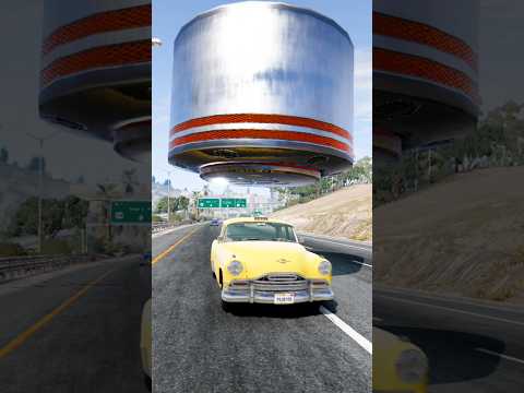 Driver Didn’t See the Bollard… BIG Mistake! Car Vs Bollard — BeamNG Drive Gameplay #shorts